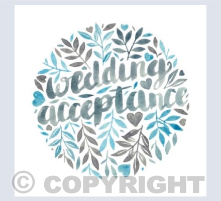 Wedding Acceptance 
