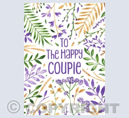 Floral Wedding Card!