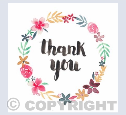 Elena DeLara Thank you Wreath 