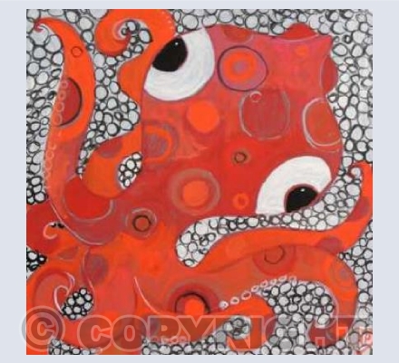 red squid