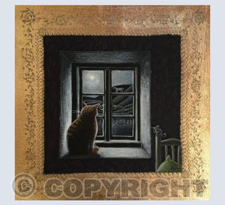 Watching the Moonlit Hill