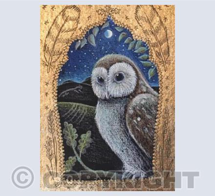 The owl in the oak