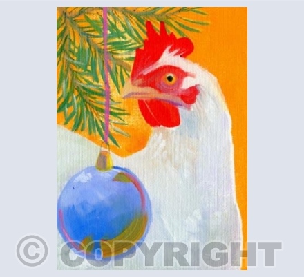 Festive Fowl and Bauble