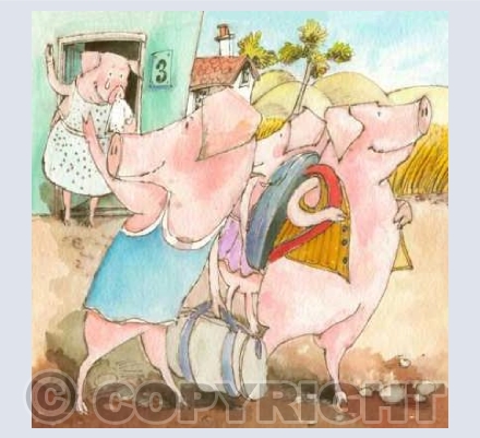 "Three little pigs'
