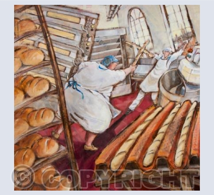 Baguettes at dawn