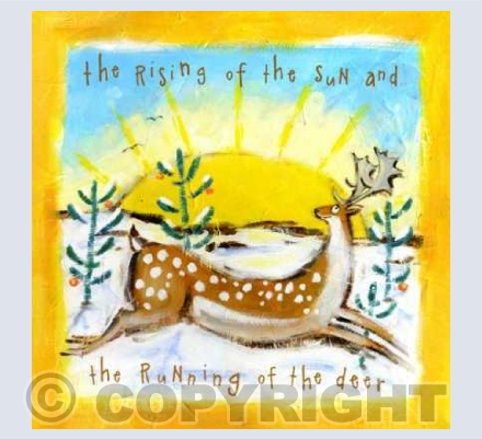 'The rising of the sun....'