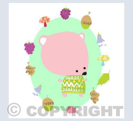 happy sweater bear