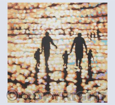 Dads and kids going for a Paddle