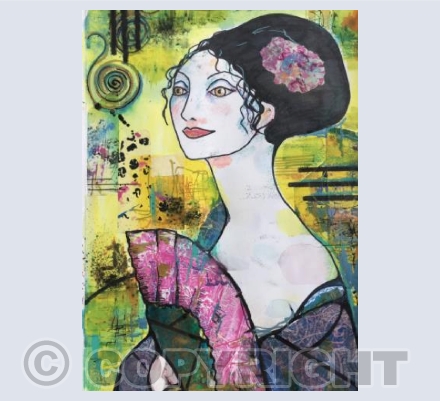 Lady With Fan
