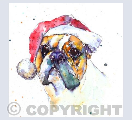 Festive French Bull Dog