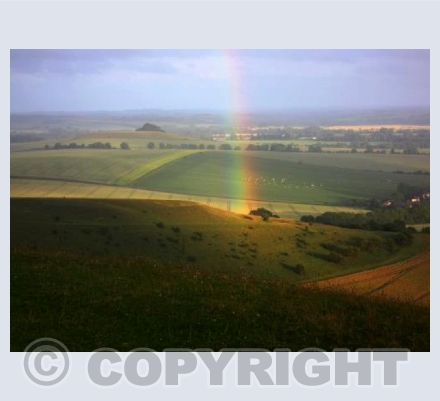 ' Rainbow on Milk Hill '