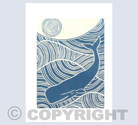 Whale card