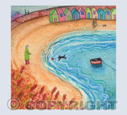 Pastel Beach Huts