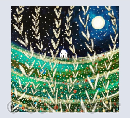 Full Moon and Shooting Stars