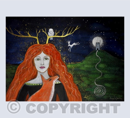 Goddess of Avalon card