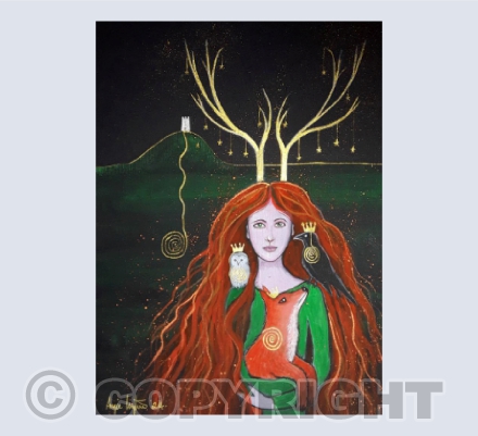 Avalon Goddess Card