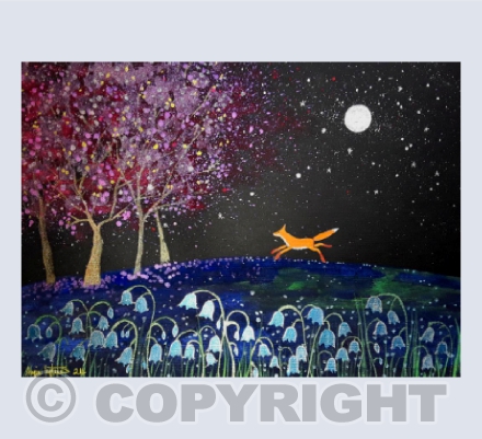 edge of bluebell wood