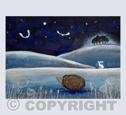 A Winters Night card