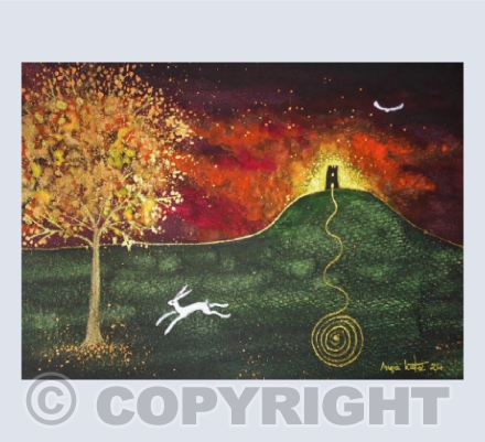 Avalon Sunset card