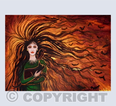 The Spirit of Samhain- card