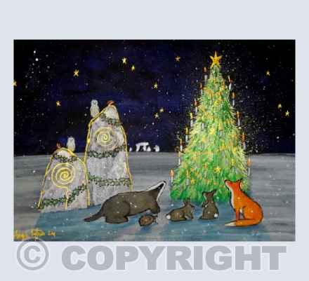 The Yule Tree card