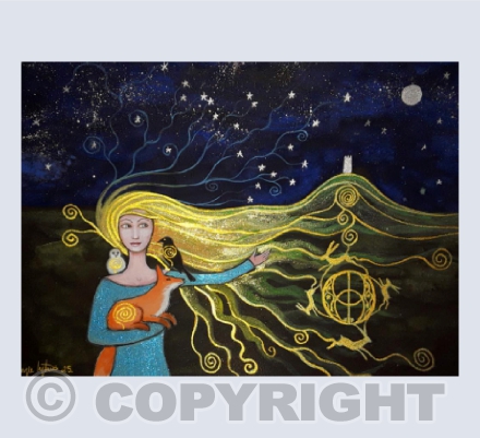 Golden Avalon Goddess