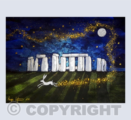Stonehenge Solstice Night