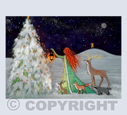 Decorating the Yule Tree with Golden Stars