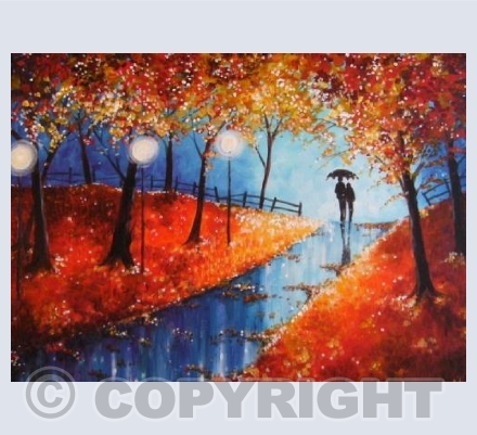Autumn Evening Rain
