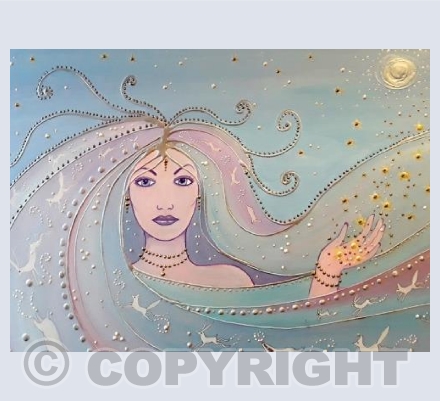 Goddess of the Winter Morning Frost