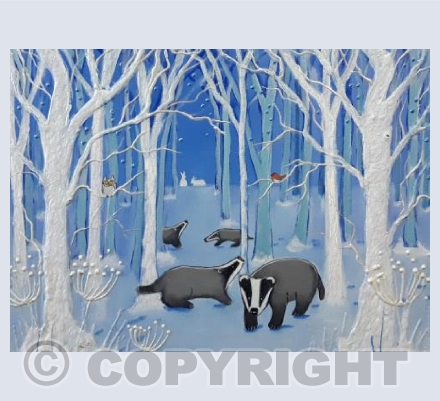 Winter Badgers
