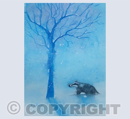 Winter Badger