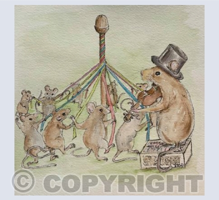 Maypole Dancing Mice
