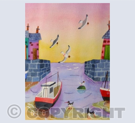 Coming in to roost card