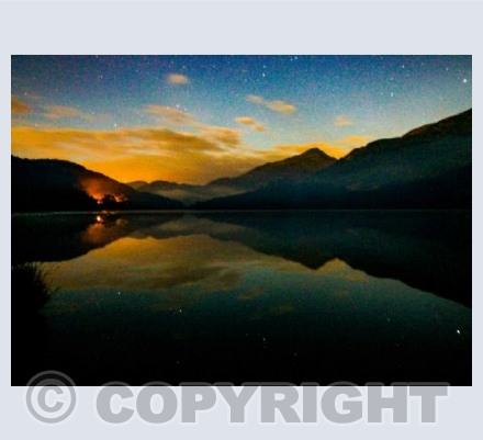 Starlit Snowdonia Lake