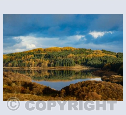 Mirrored Autumnal Loch