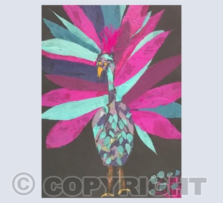 Posturing Peacock 