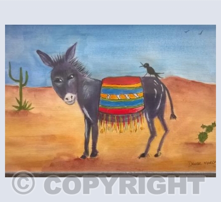 Donkey in the Desert  