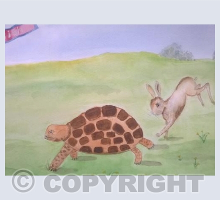 The hare and the tortoise 