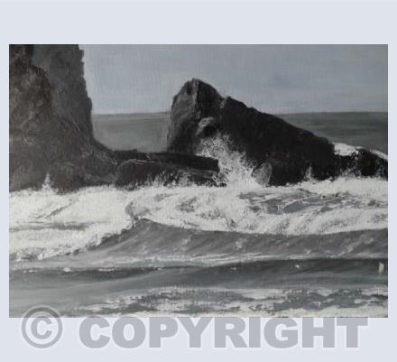 Waves at Nolton Haven