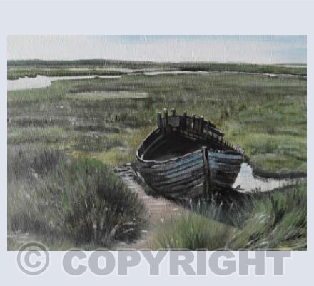Stranded boat