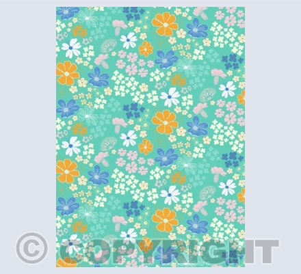 Mint ditsy