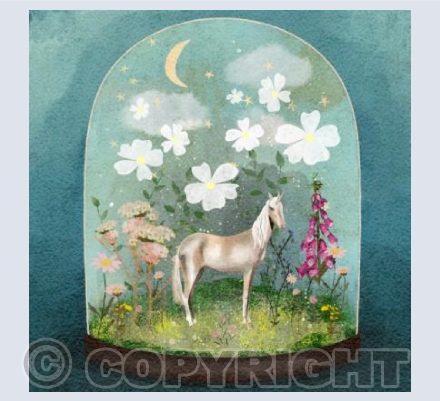 Unicorn bell jar 
