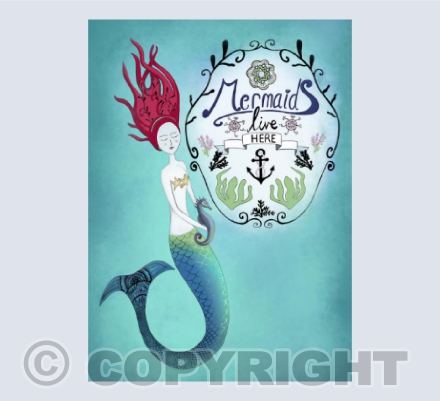 Mermaids live here