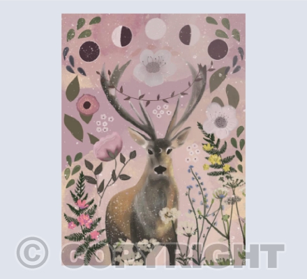 Wildflower stag