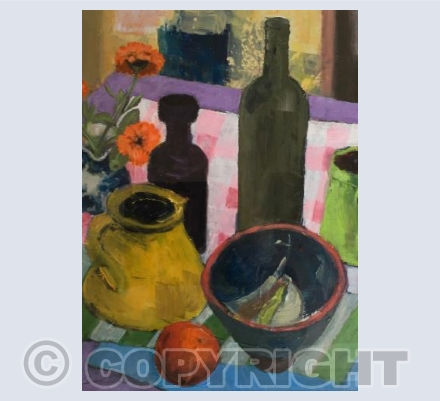 Still Life with Marigolds