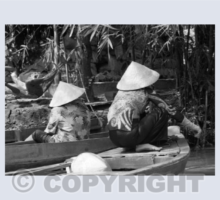 Boat stop, Mekong River, Vietnam