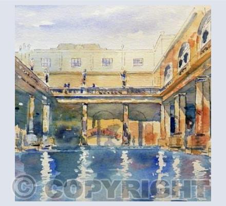 The Roman Baths in Bath