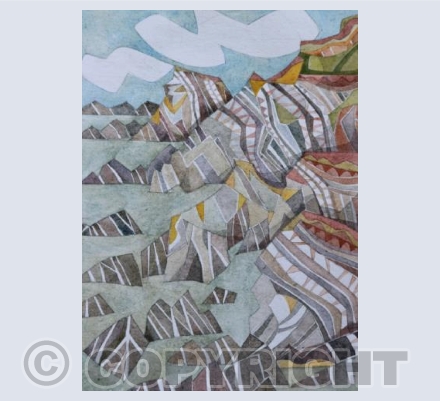 Lee Bay Cliffscape II