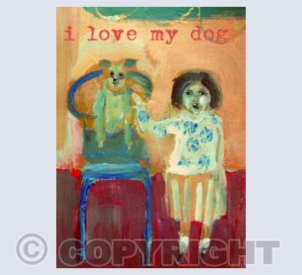 i love my dog